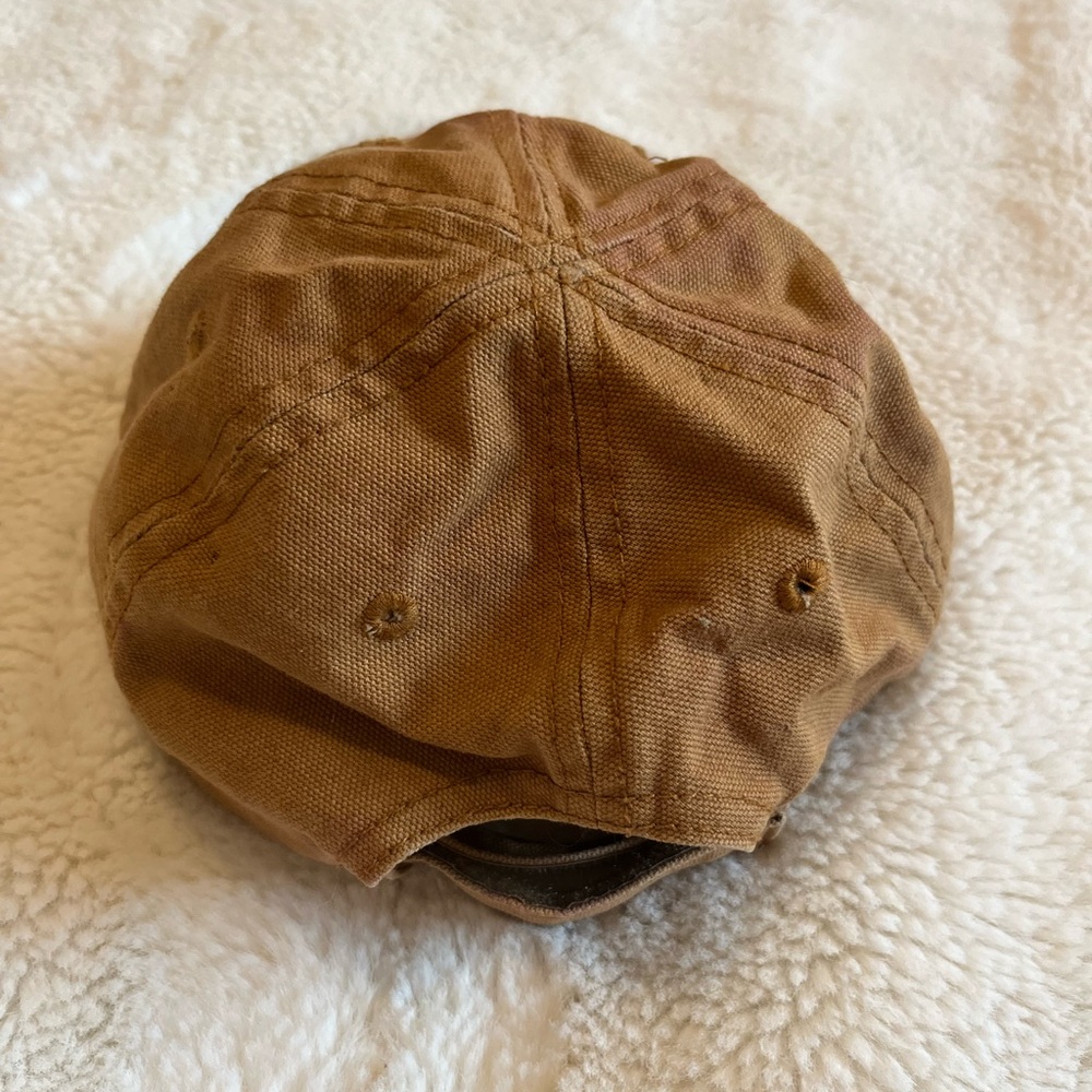 Carhartt Adjustable Canvas Brown Hat - Picture 2 of 3